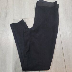 Bailey 44 Women's Faux Suede Stretch Ankle Length Legging Pants Small Black